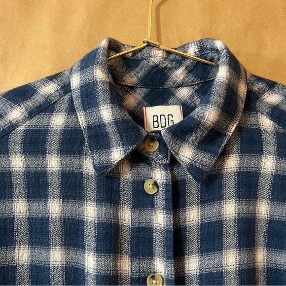 Urban Outfitters | BDG Keanu Plaid Flannel Oversized Button Down Shirt Size S - Picture 5 of 13